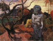 Paul Gauguin Presence of the Bad Dermon oil on canvas